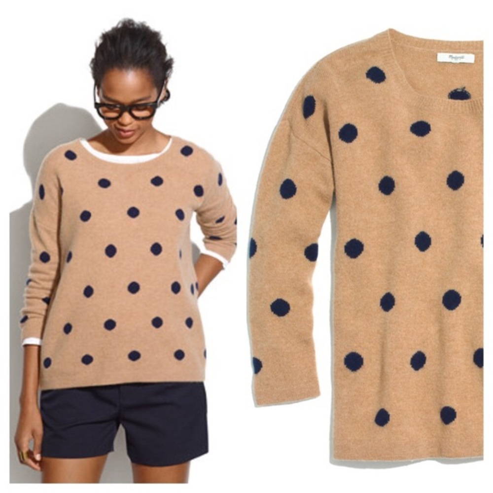 Dotted Crewneck Sweater